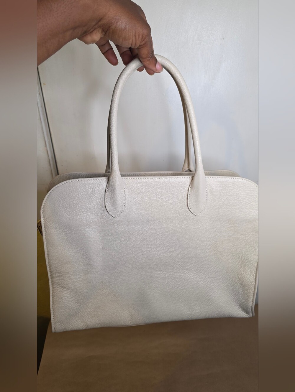 Claudia Firenze Genuine Leather Medium Made In Italy Double Shoulder Bag